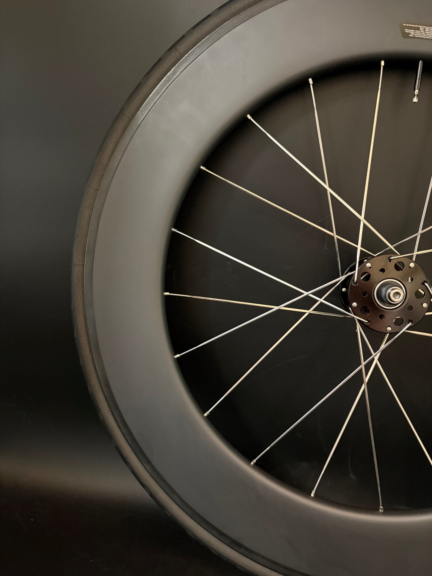 Unbranded Carbon 88mm / Phil Wood Pro Wheelset Black 20h