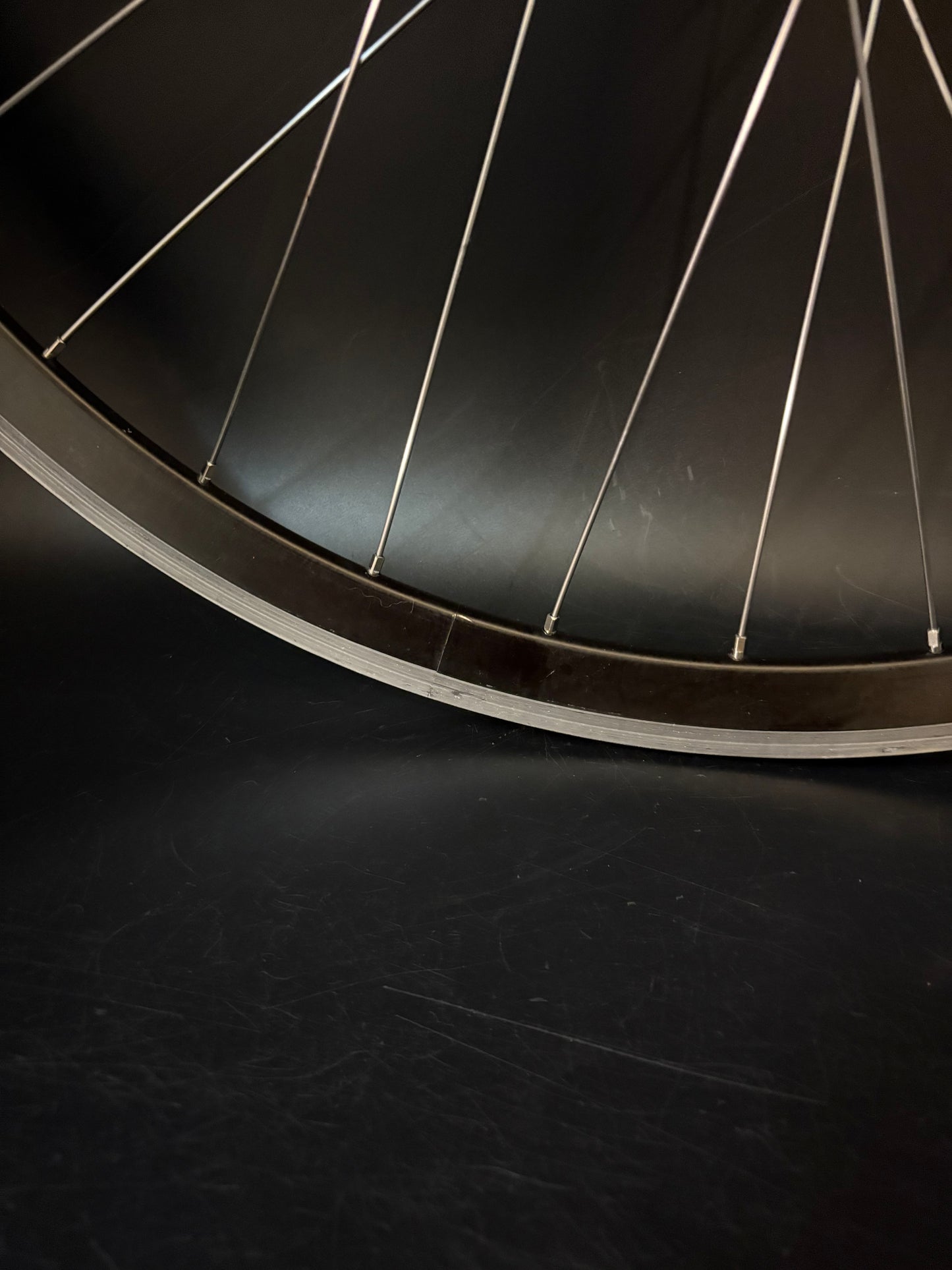 Velocity Deep V Black Machined / Phil Wood HF Front Wheel 32h