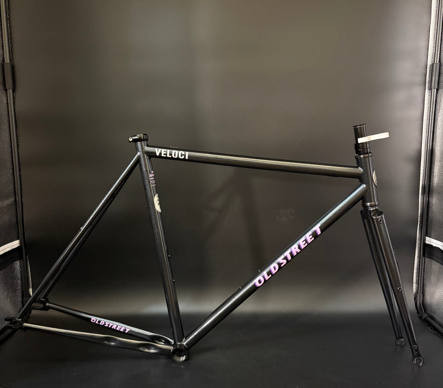 Veloci Old Street Frameset Glitter Black 54cm Medium