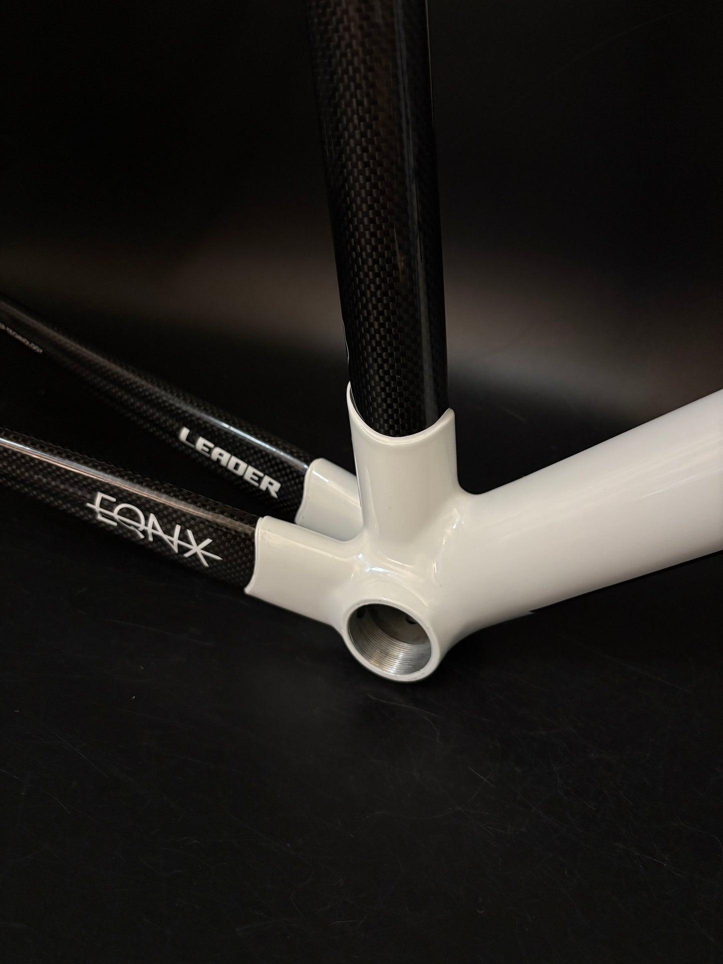 Leader EQNX Carbon Frameset White 54cm
