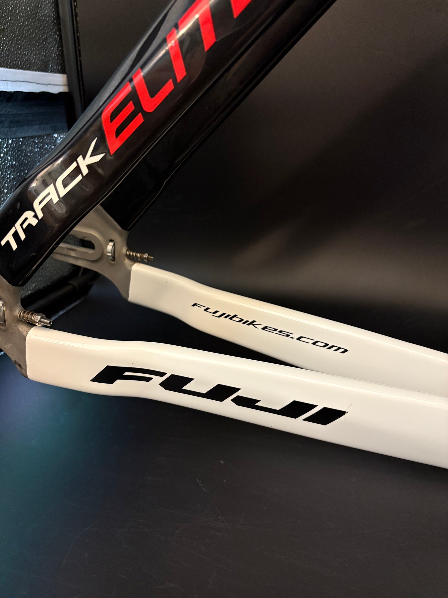 Fuji Track Elite Carbon Frameset White XS