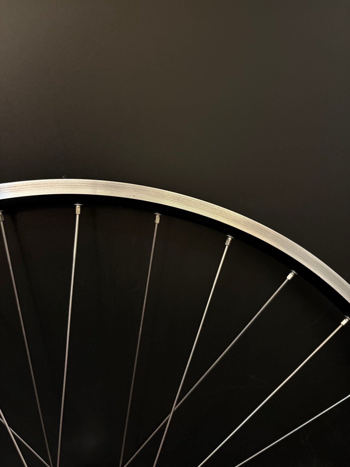 Mavic Open Pro Black Machined / Dura Ace 7710 Low Flange Wheelset 32h