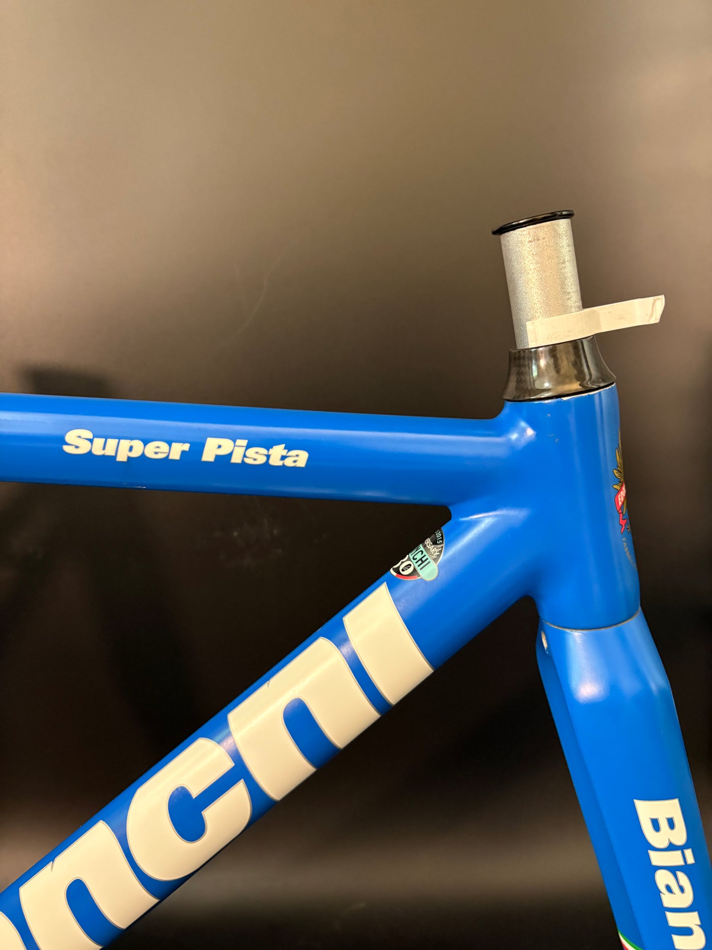 Bianchi Super Pista Frameset Blue 51cm