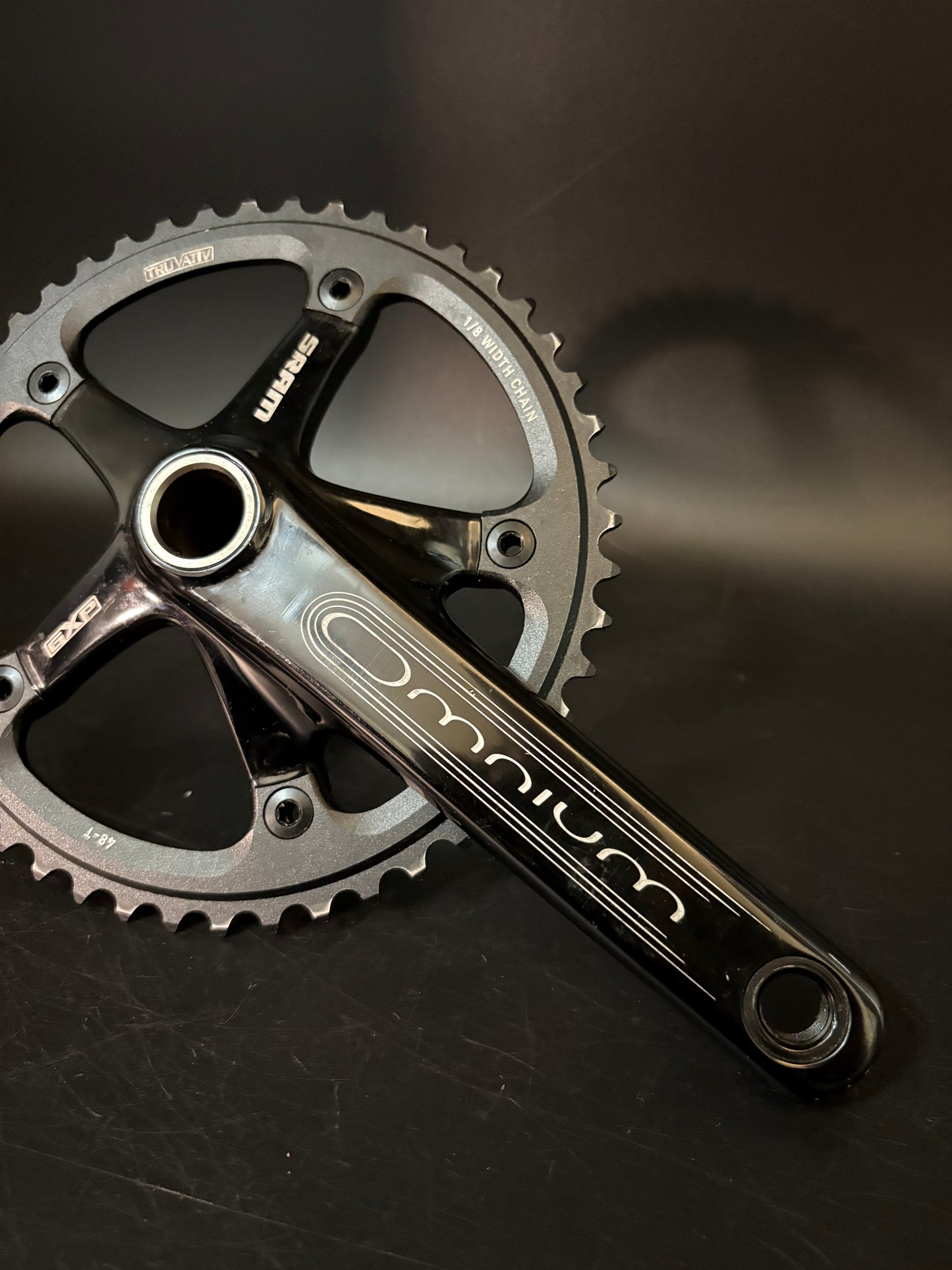 Sram Omnium Crankset Black 170mm 48t