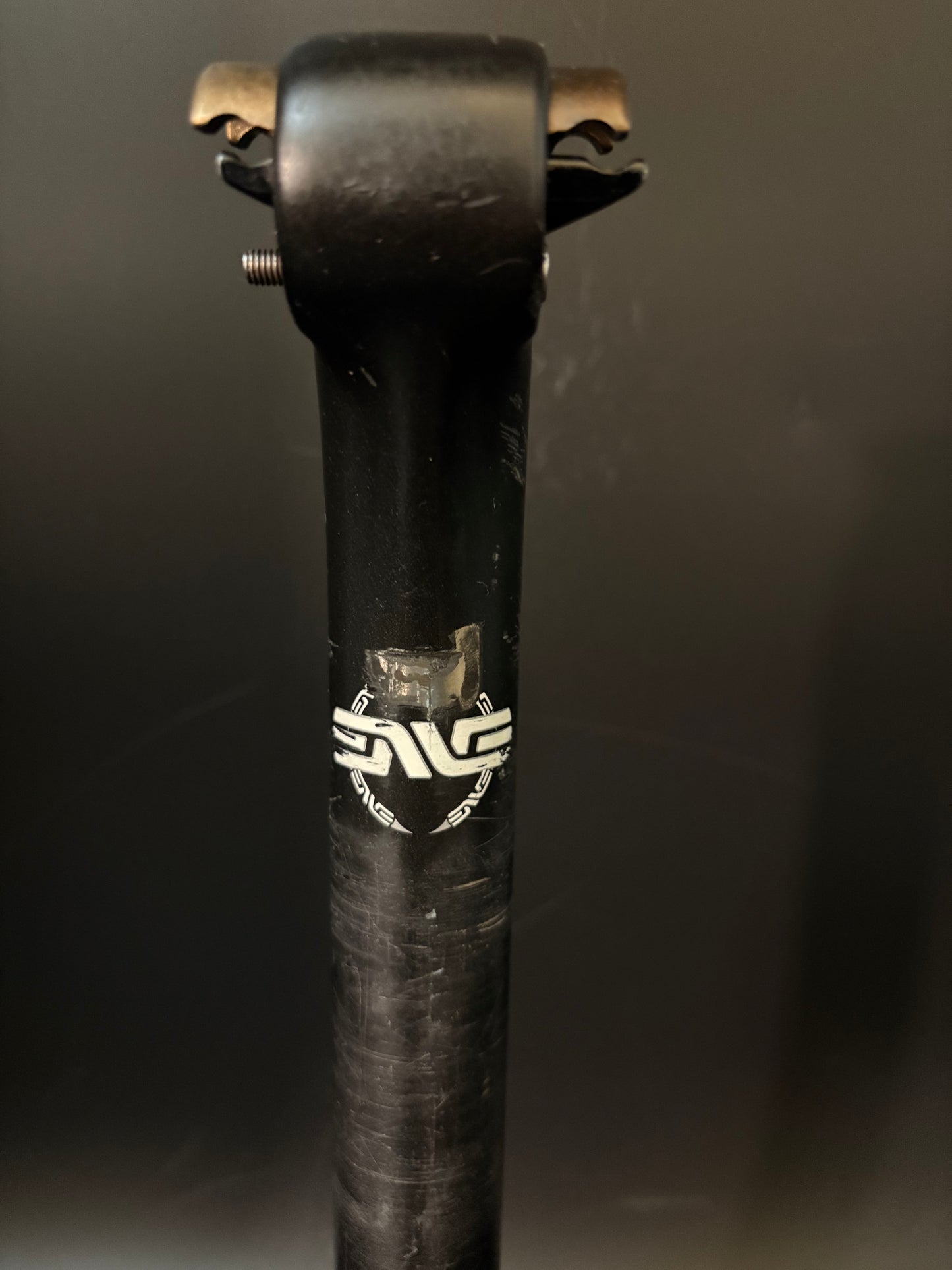 Enve White Logo Setback Seatpost Carbon 31.6 300mm