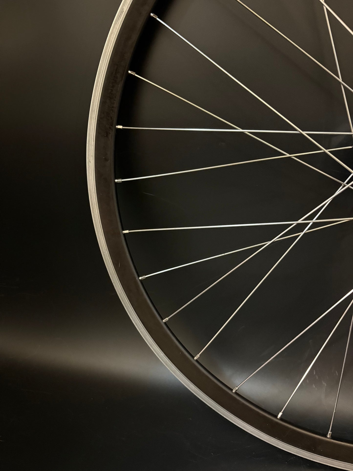 Velocity Deep V Black Machined / Phil Wood HF Front Wheel 32h