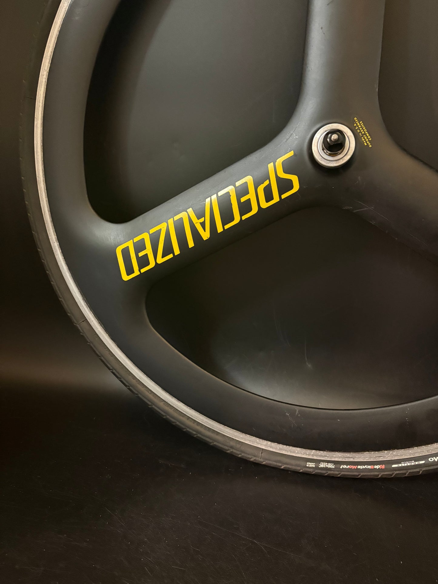 Specialized Tri Spoke Clincher Front Wheel Matte Black