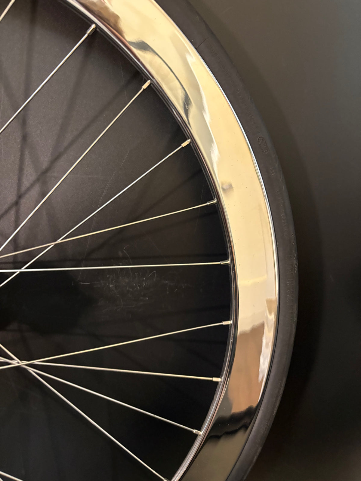 H Plus Son Formation Face Mirror Polish / Suntour Superbe Rear Wheel 32h