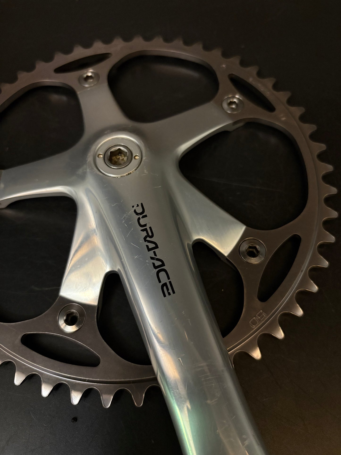 Dura Ace 7710 Crankset Silver 167.5mm 50t