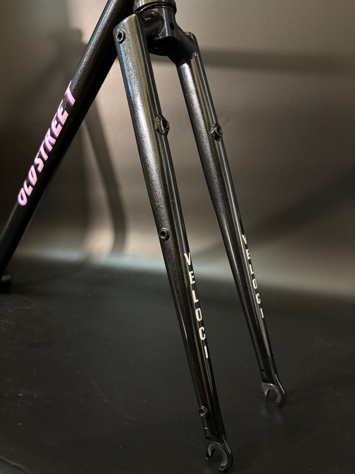 Veloci Old Street Frameset Glitter Black 54cm Medium