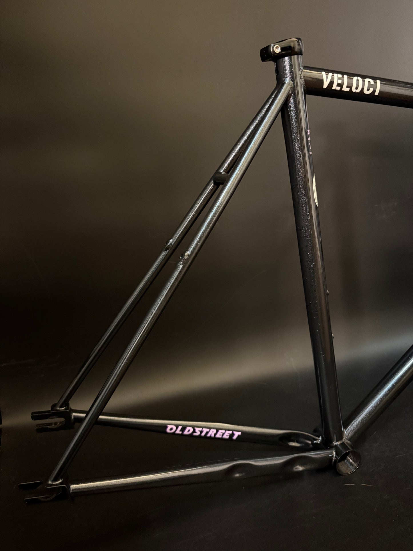 Veloci Old Street Frameset Glitter Black 54cm Medium