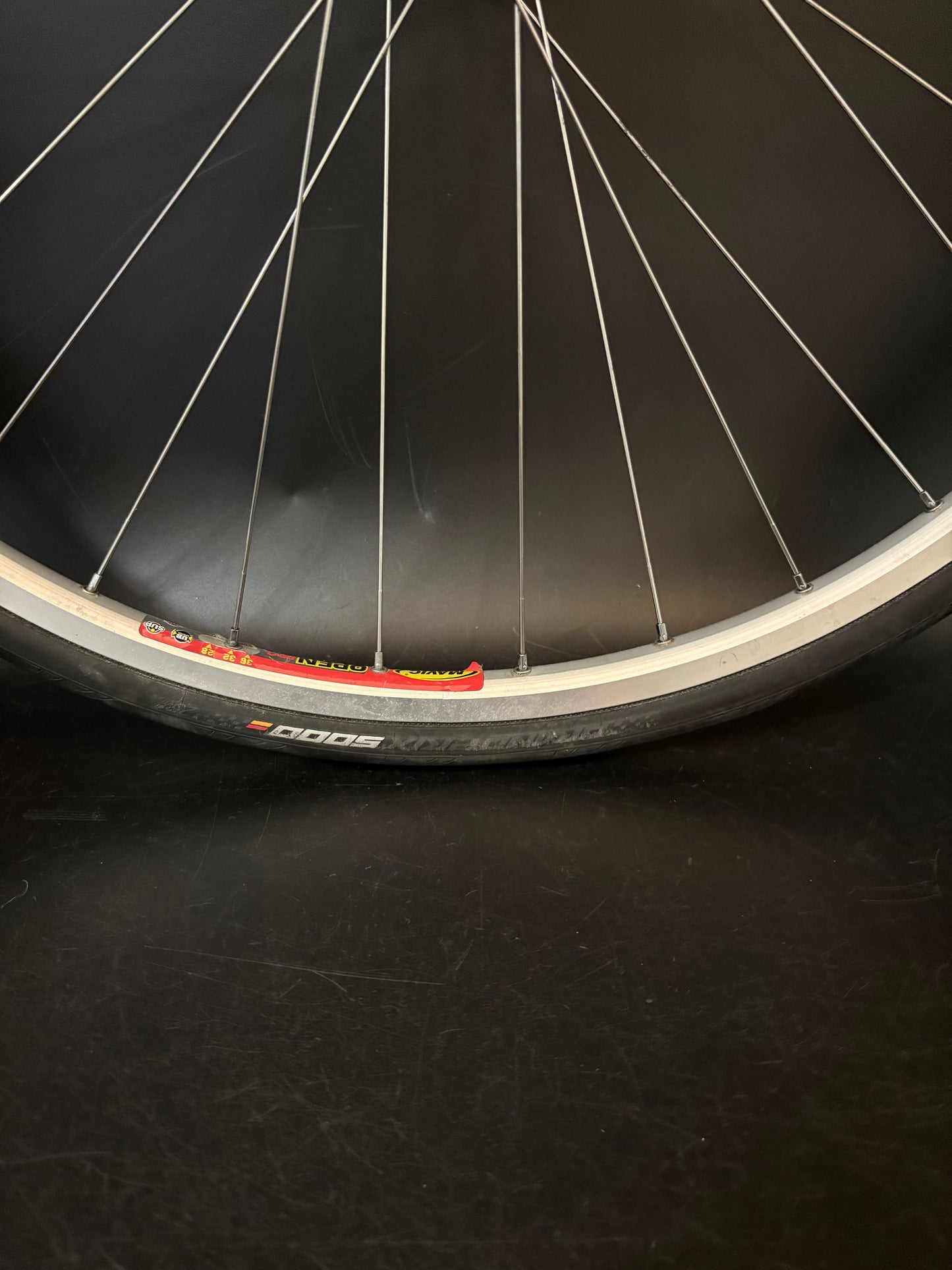 Mavic Open Pro / Campagnolo Record LF Wheelset Silver 32h