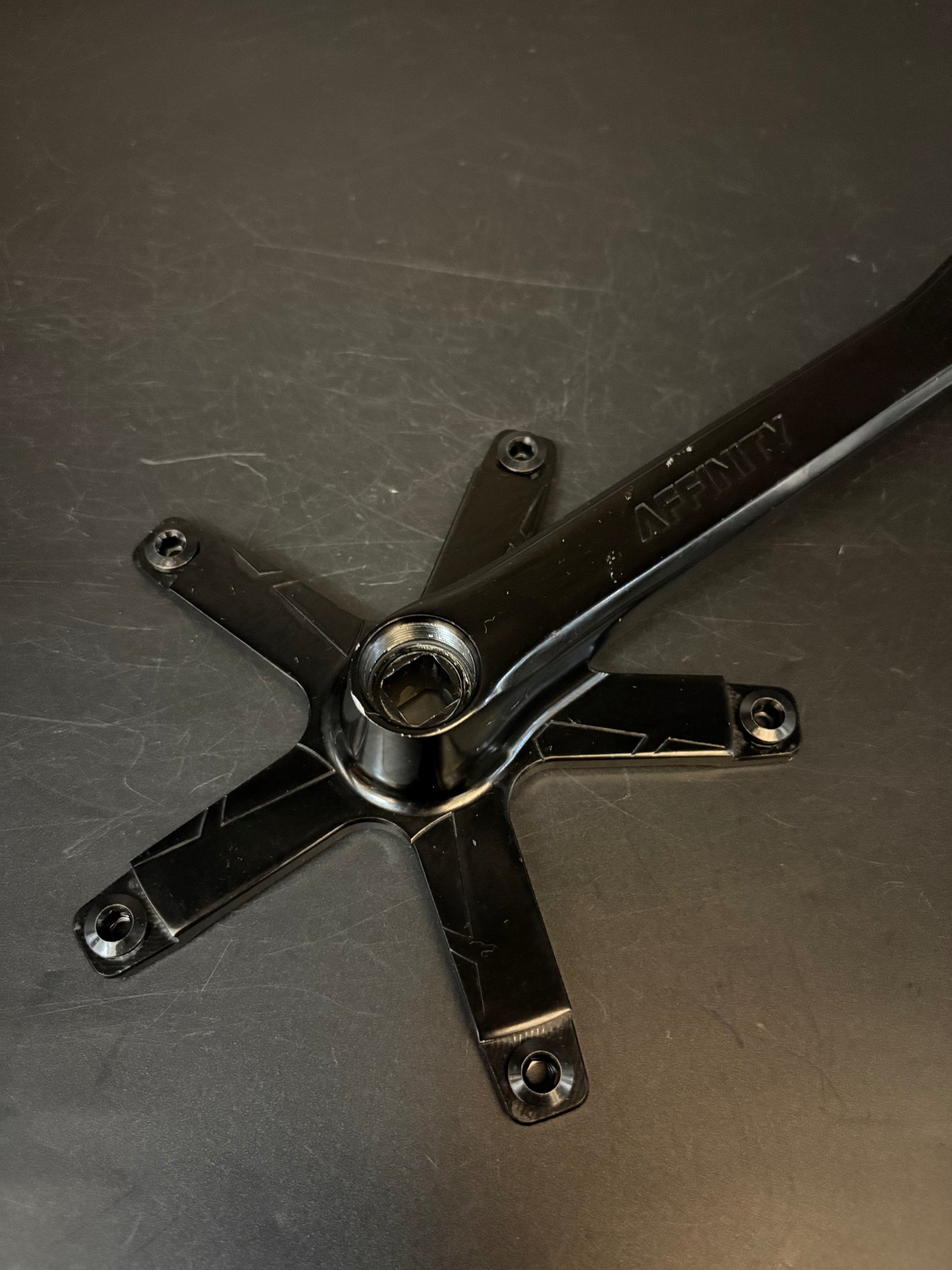 Affinity Track Pro Cranks Black 170mm