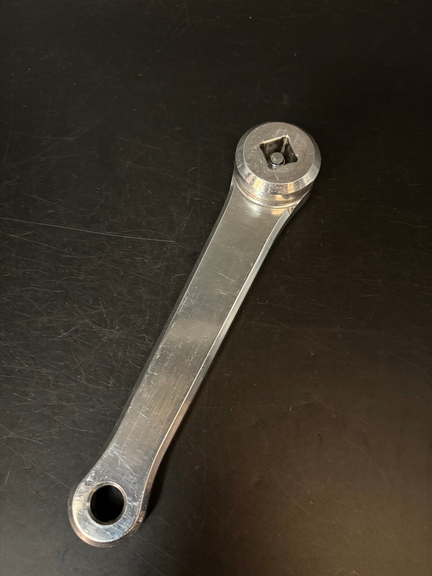 Paul Royal Flush Crankset Silver/Black 165mm 48t