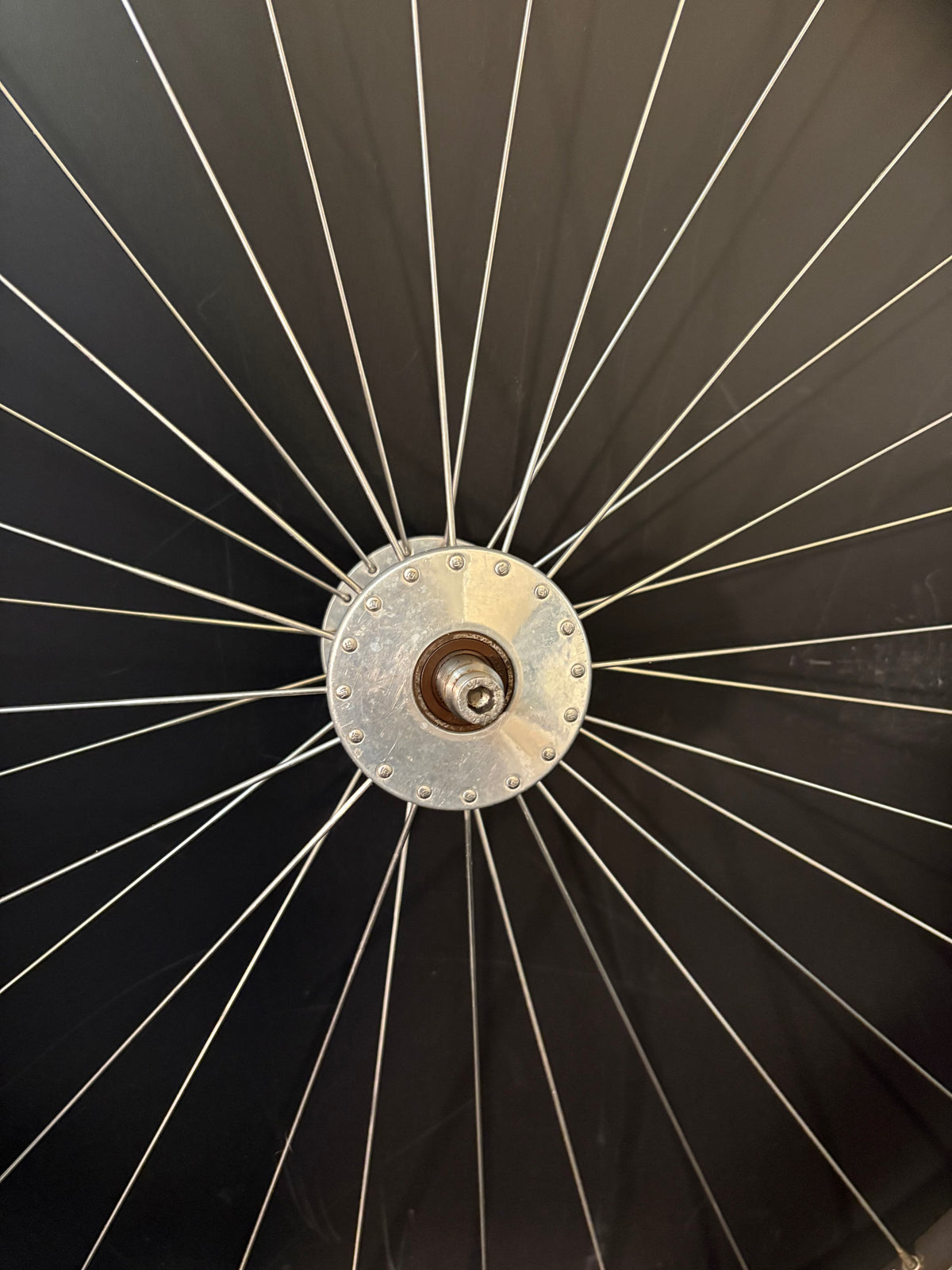 Mavic MA40 Hard Ano Grey / Phil Wood Wheelset 32h