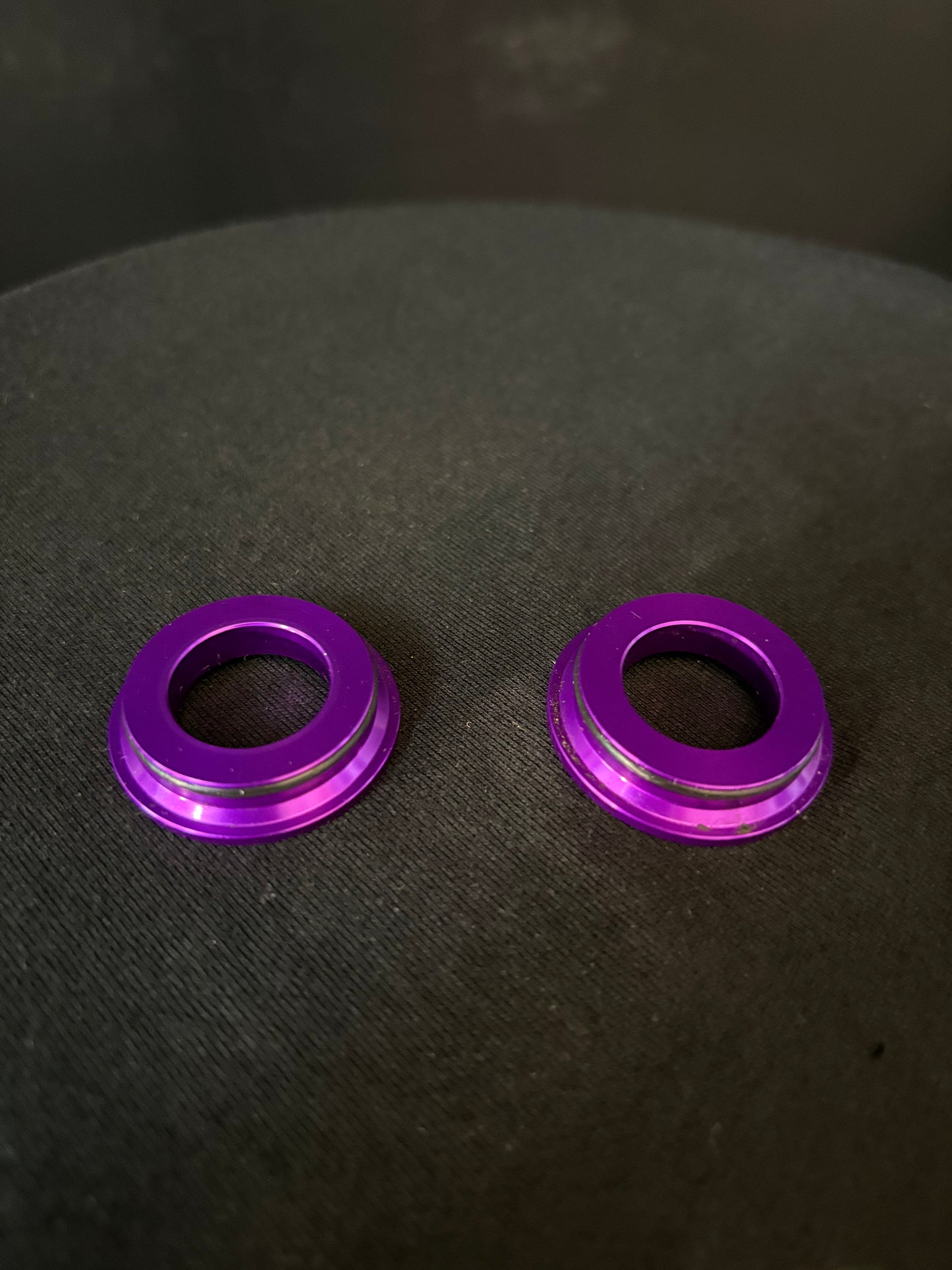 Phil Wood Bottom Bracket Mud Guards Purple