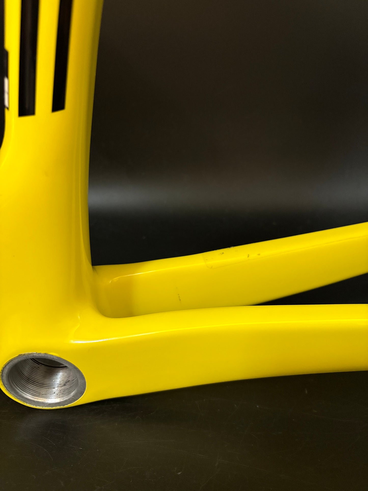 Look 875 Madison Frameset Yellow Carbon Small