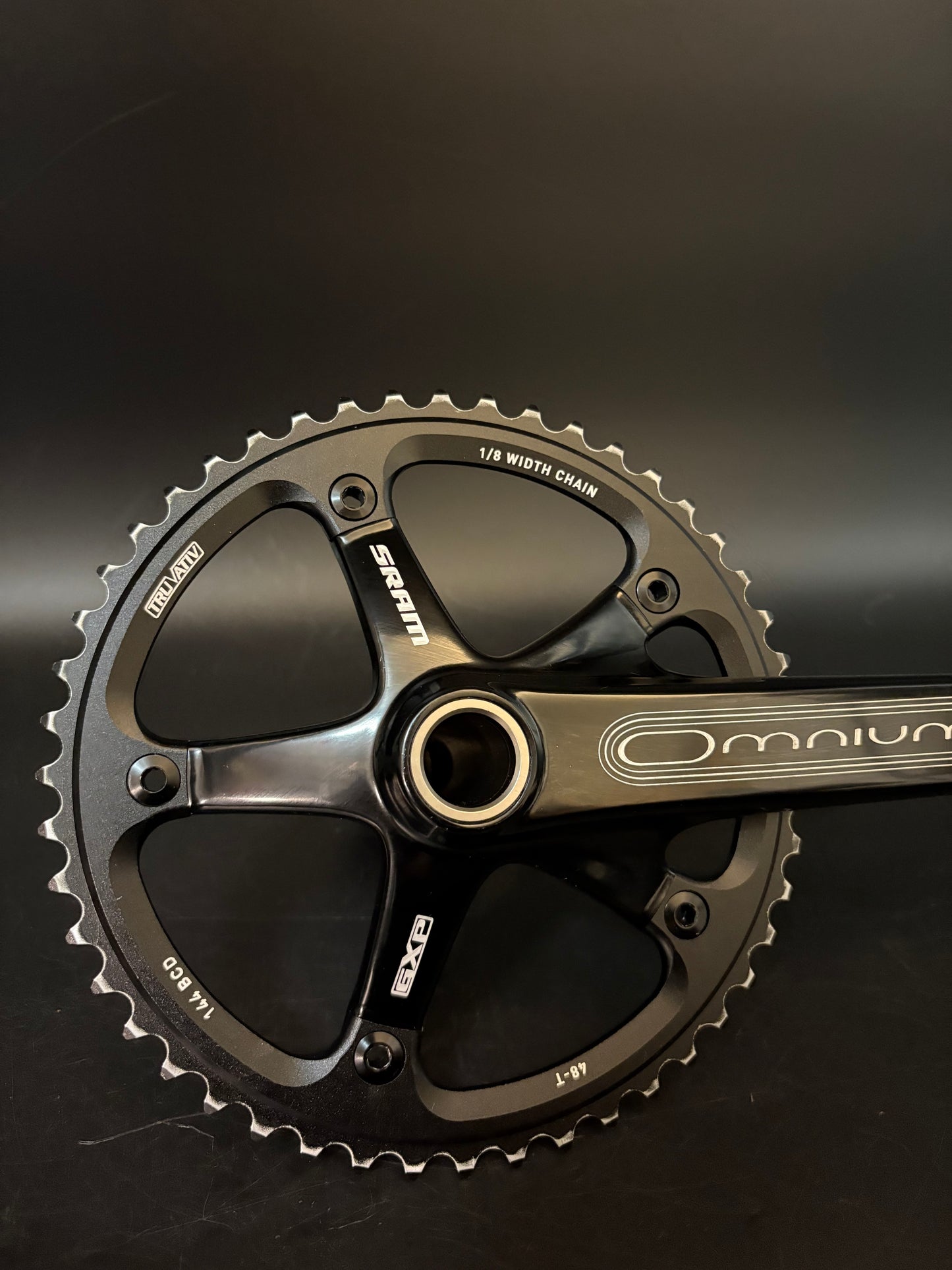 Sram Omnium Crankset Black 167.5mm 48t