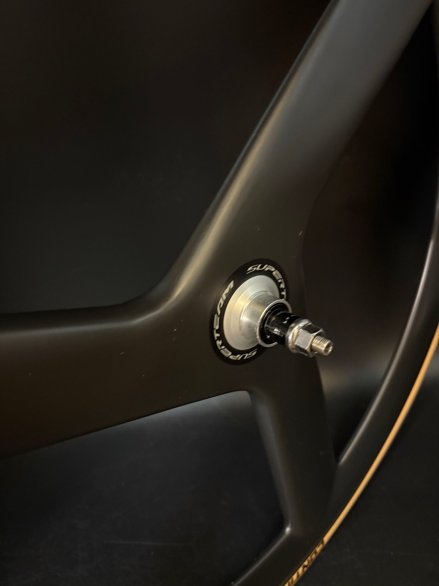 Superteam Tri Spoke Carbon Clincher Front Wheel