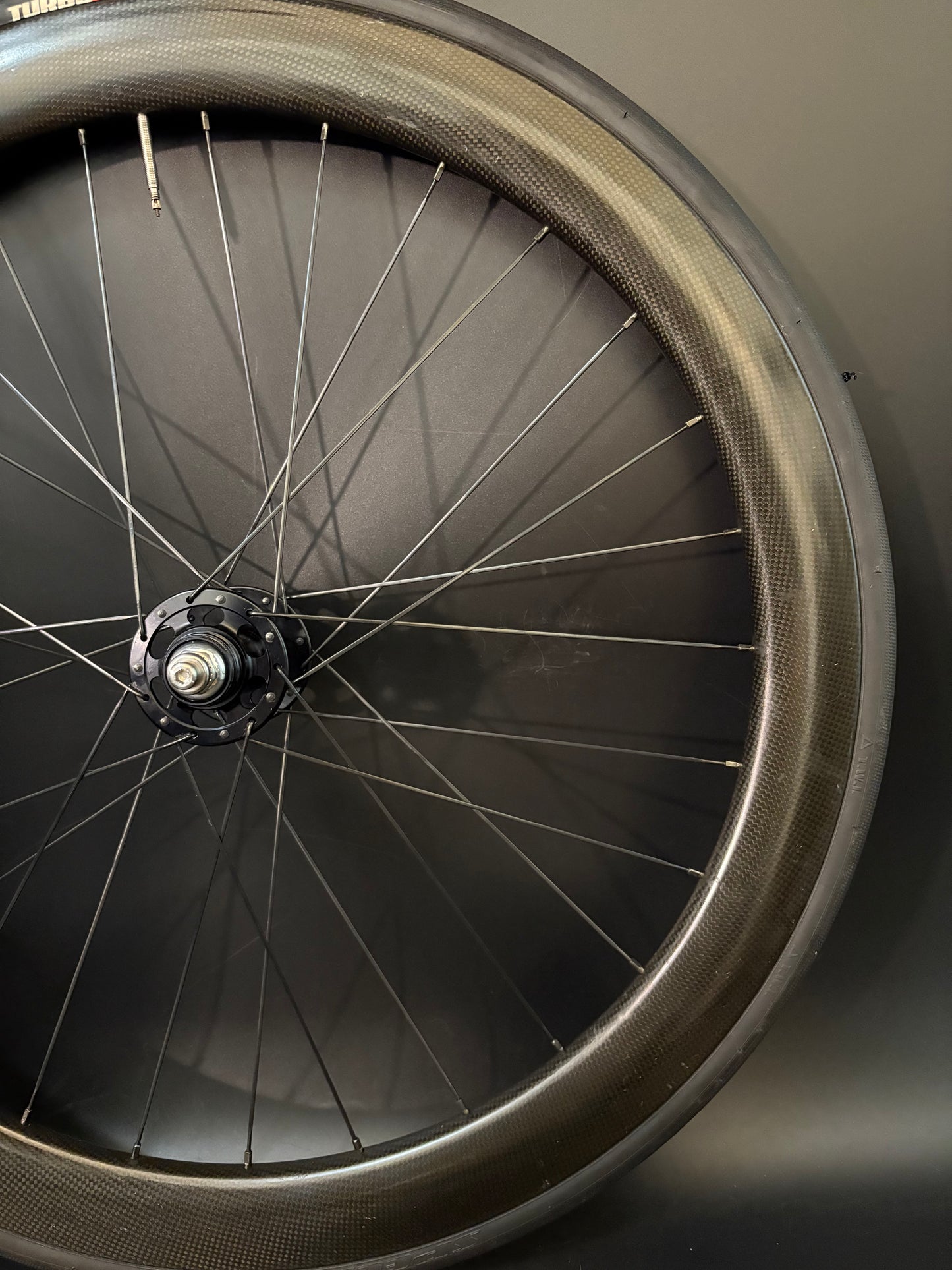 Unbranded 50mm Carbon Clincher / Paul HF Wheelset 28h