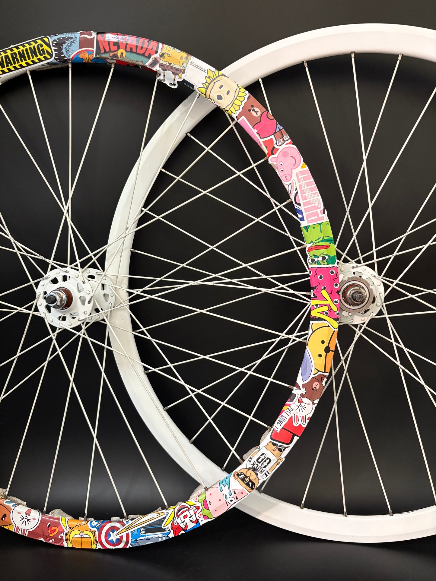 White Deep V / Origin 8 Wheelset 32h