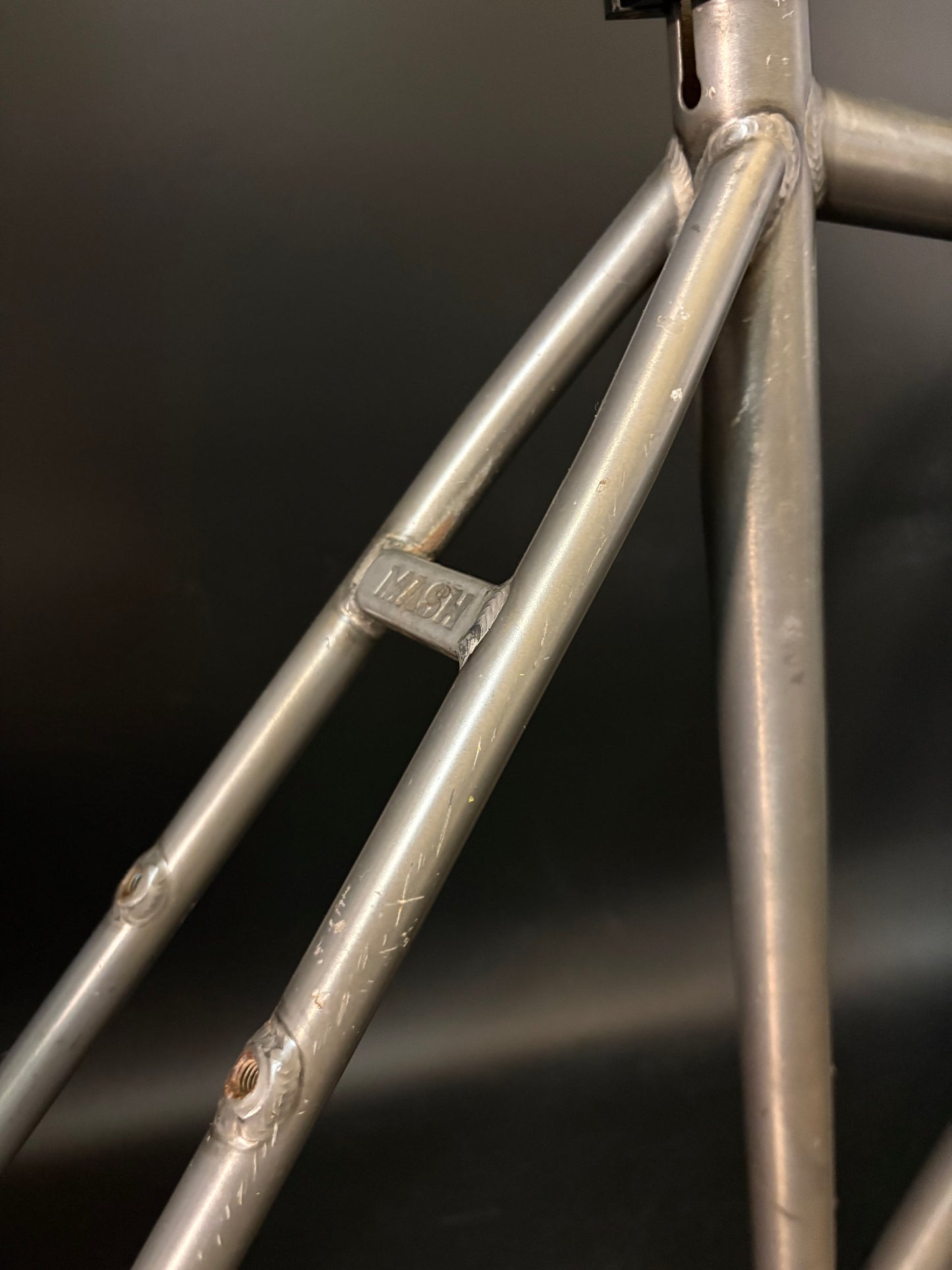 Mash Steel Frameset Raw 50cm XS w/ Rack