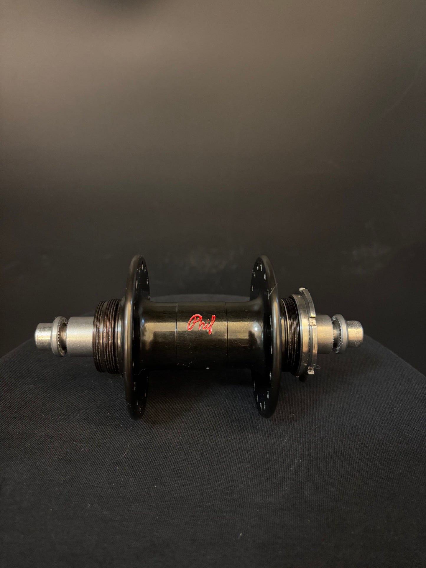 Phil Wood HF Rear Hub Black 32h Fixed/Fixed