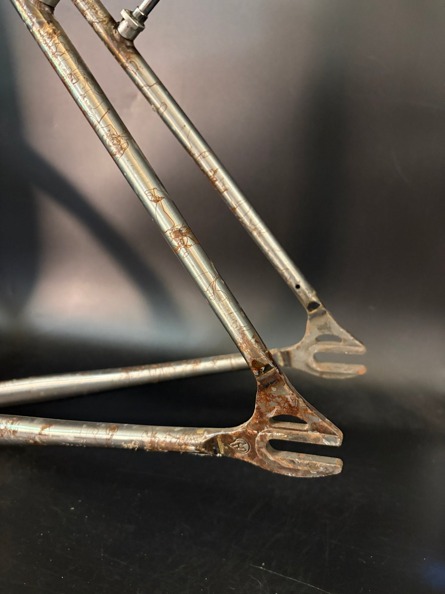 Chas’ Cinelli Mash Work Frameset Raw Prototype #1 55cm