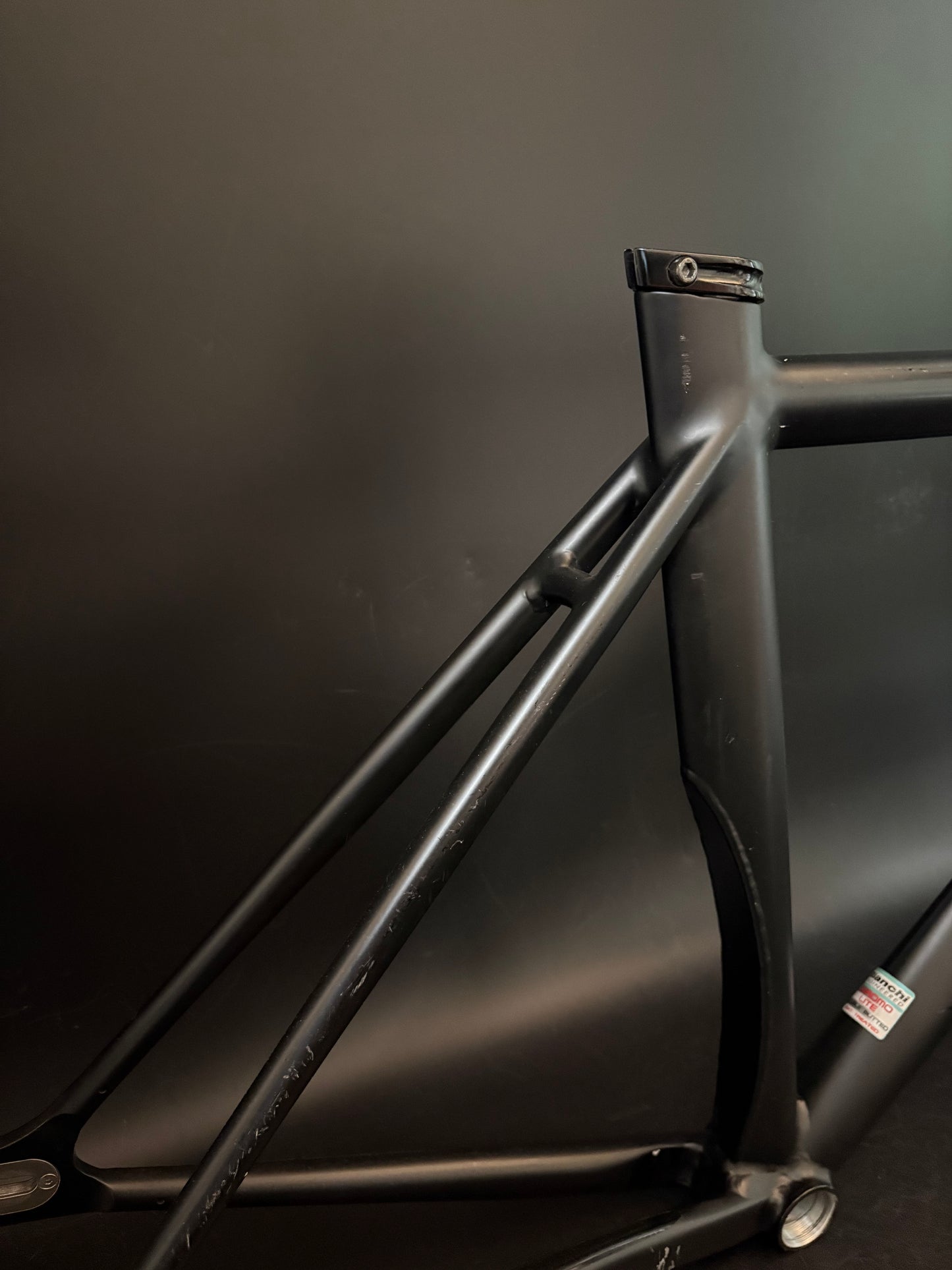 Bianchi Super Pista Frameset Black 49cm