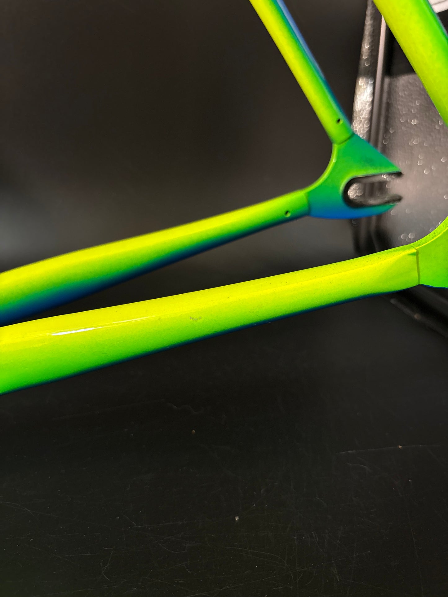 Mash Steel Frameset Neon Blue/Green Fade 53cm S