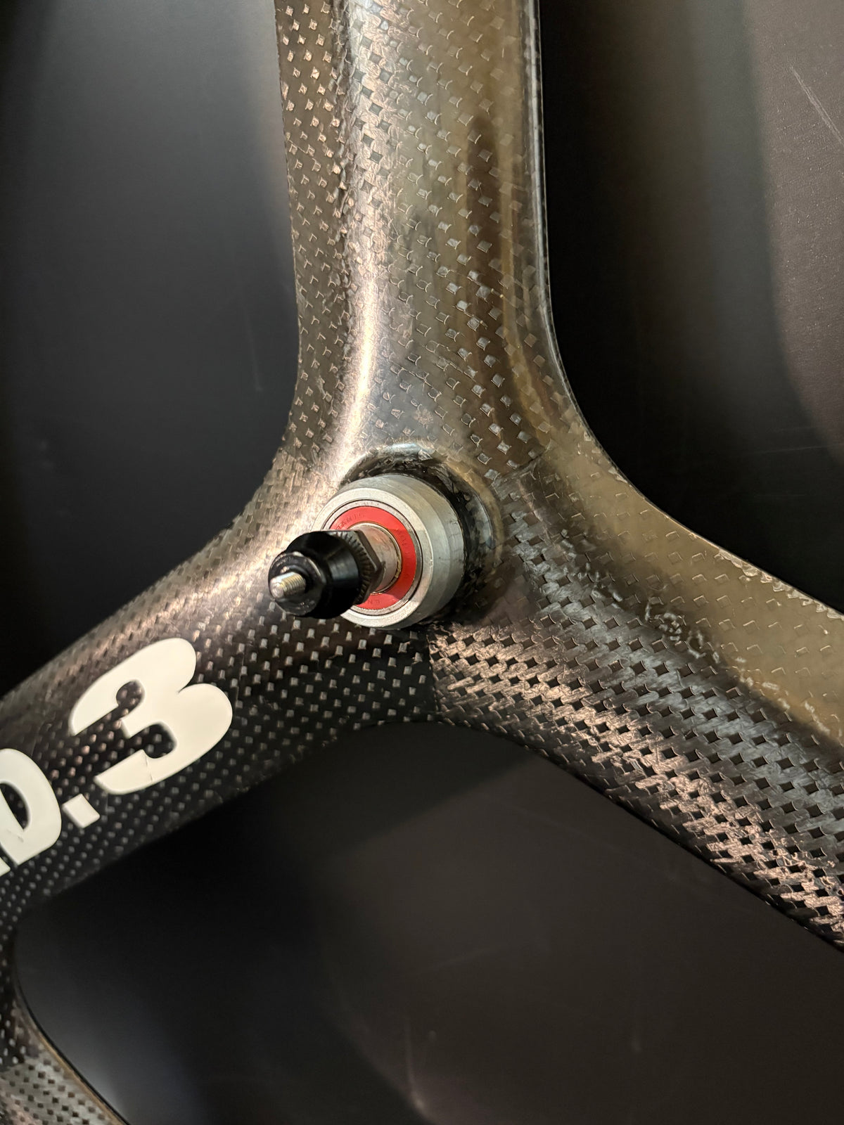HED 3 Tri Spoke Carbon Clincher Front Wheel