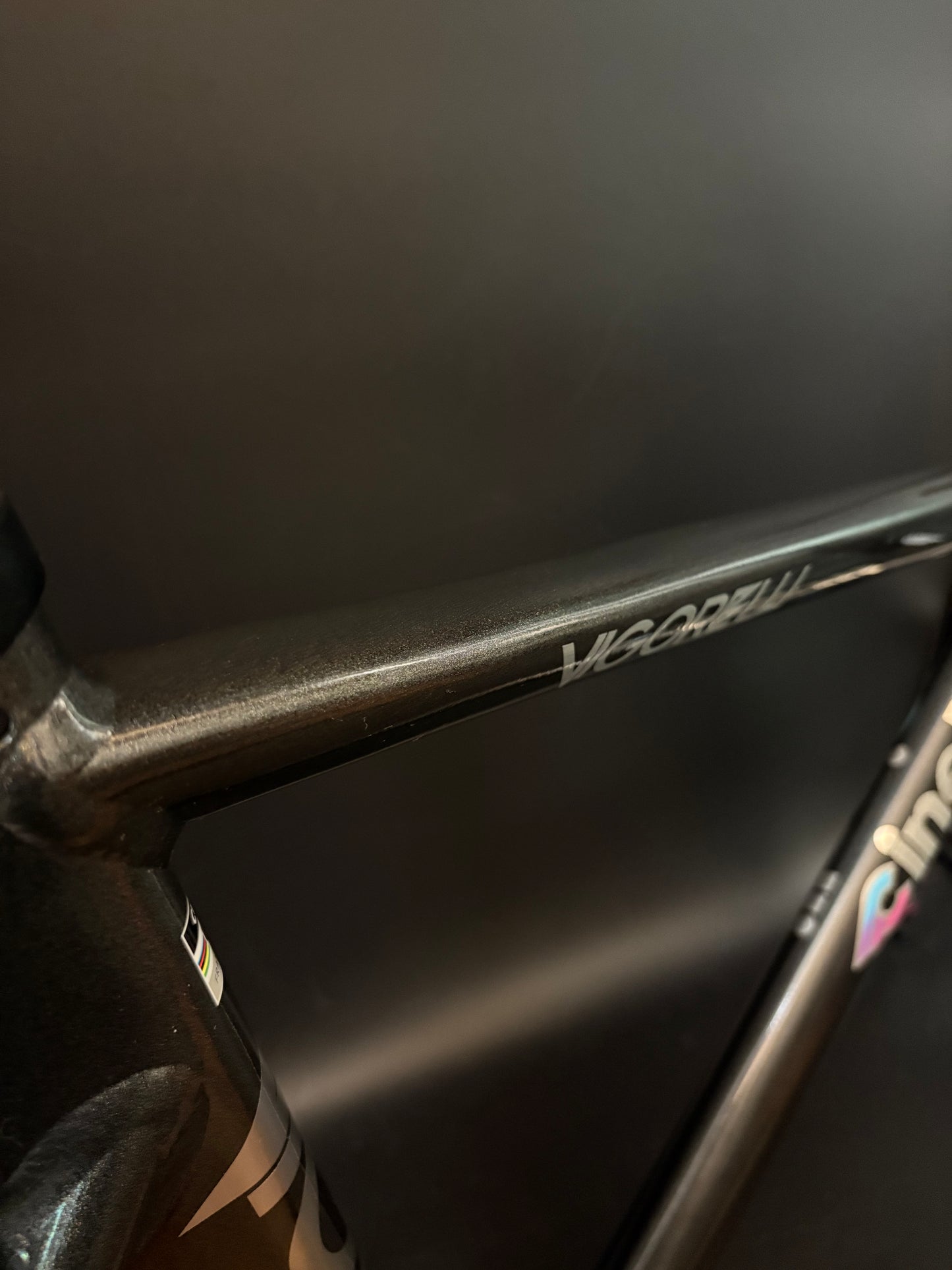 Cinelli Vigorelli 2024 Frameset Grey Rainbow Sparkle L