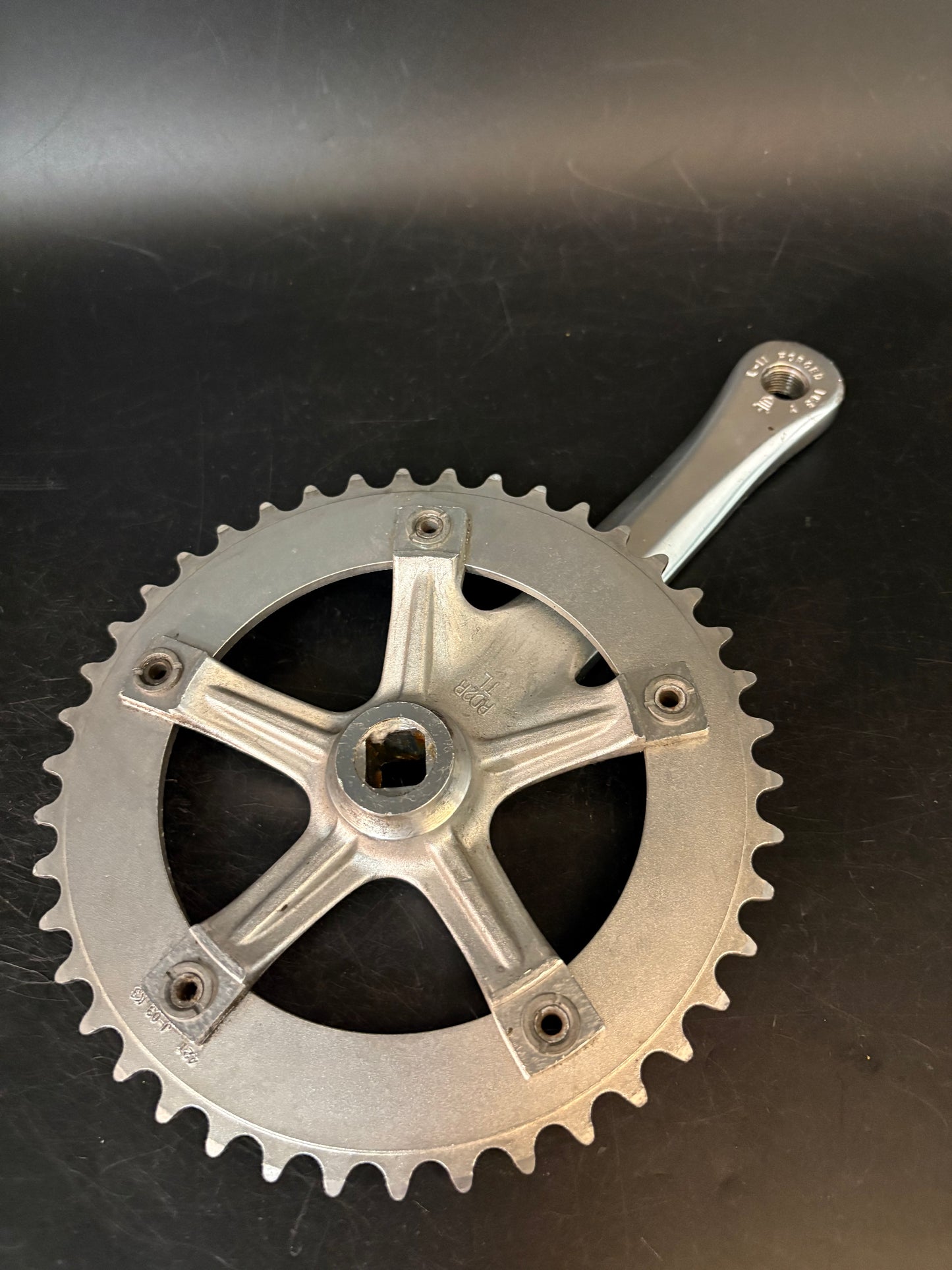 Sugino Messenger Crankset Silver 165mm 42t 130bcd