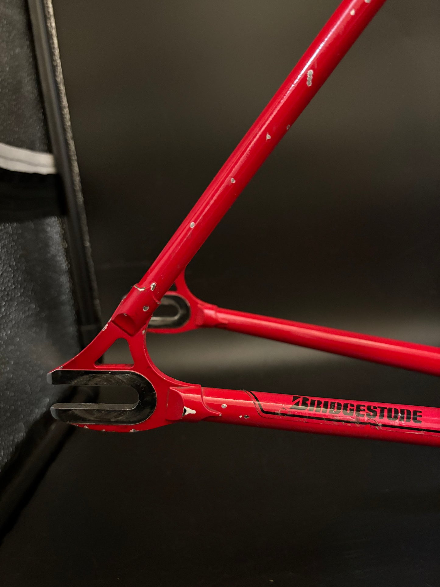 Bridgestone NJS Frameset Red/Black 48cm ST 52cm TT