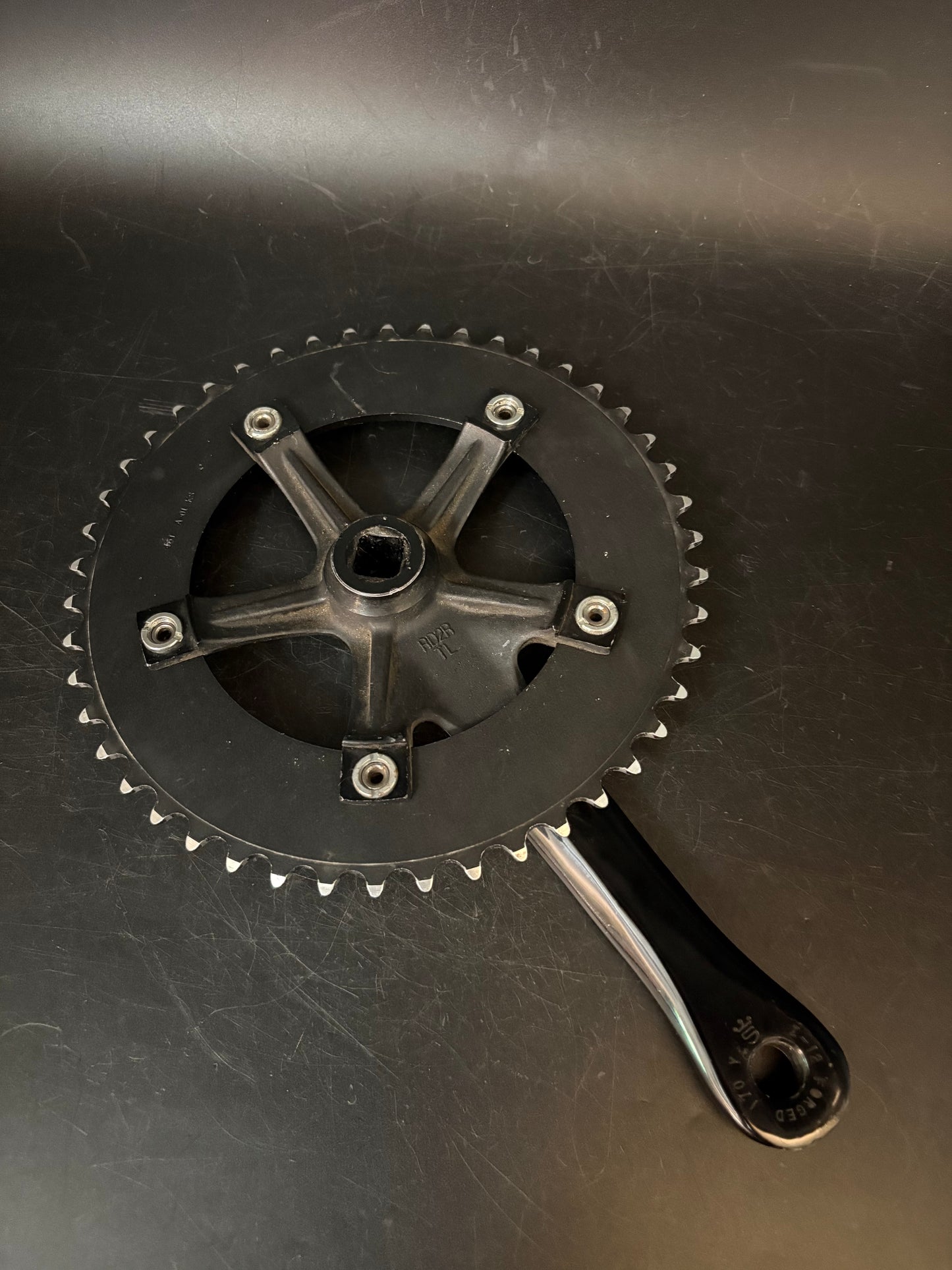 Sugino Messenger Crankset Black 170mm 46t
