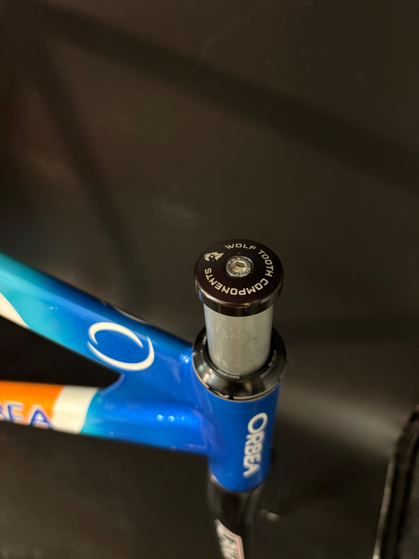 Orbea Lobular Pista Frameset Team Euskaltel Orange/Blue 57sm ST 54cm TT