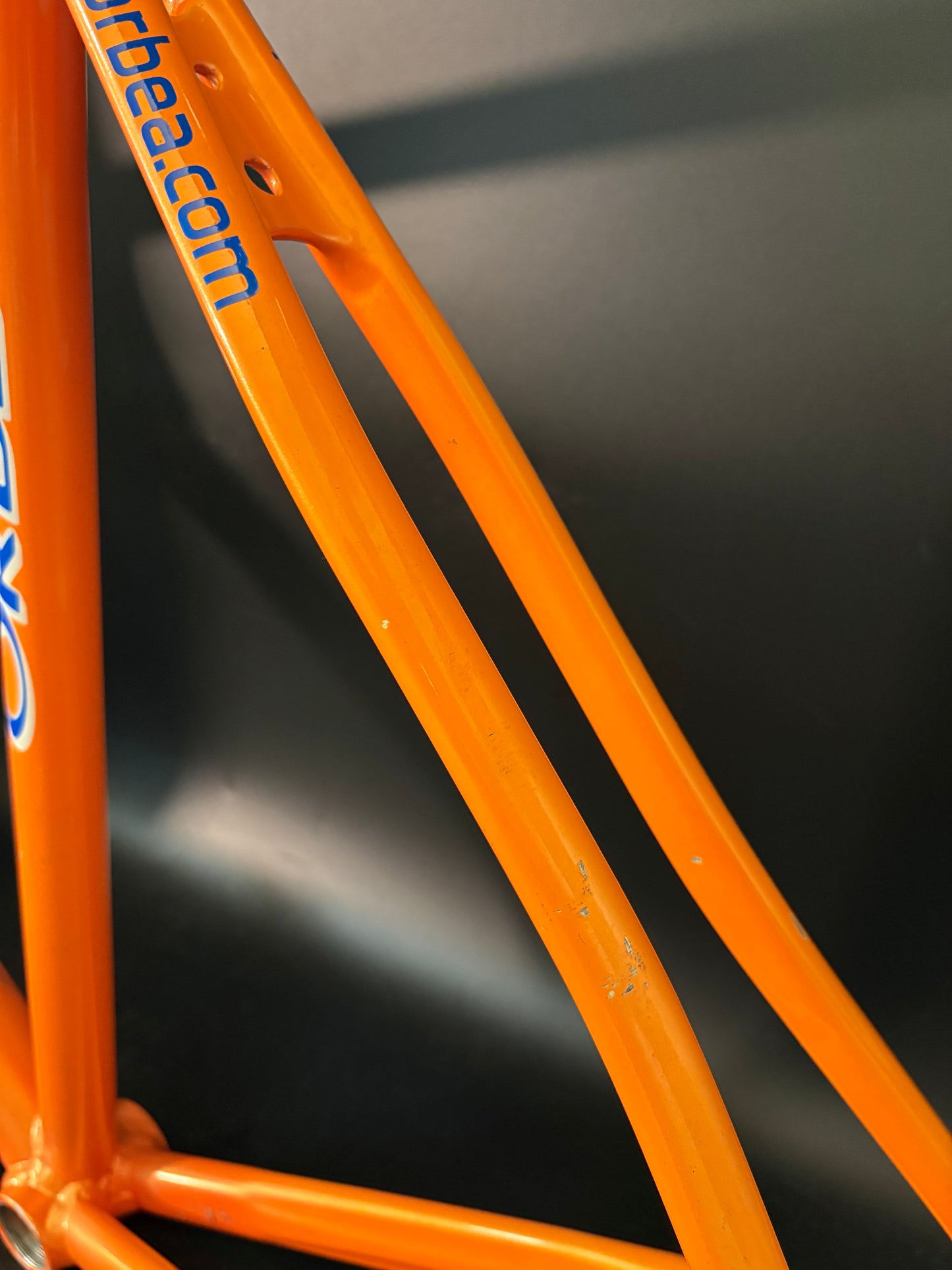 Orbea Lobular Pista Frameset Team Euskaltel Orange/Blue 57sm ST 54cm TT