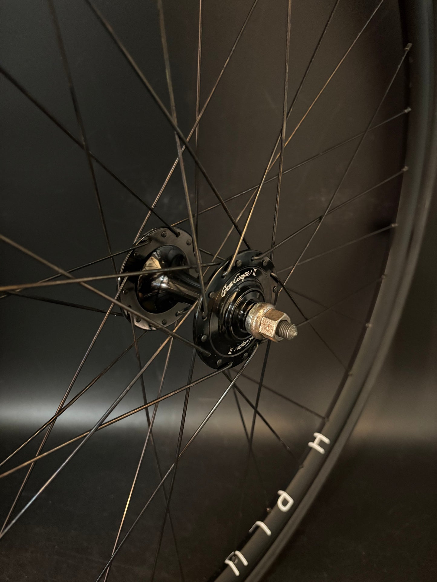 H Plus Son Archetype / Gran Compe HF Wheelset Black 32h Tubeless