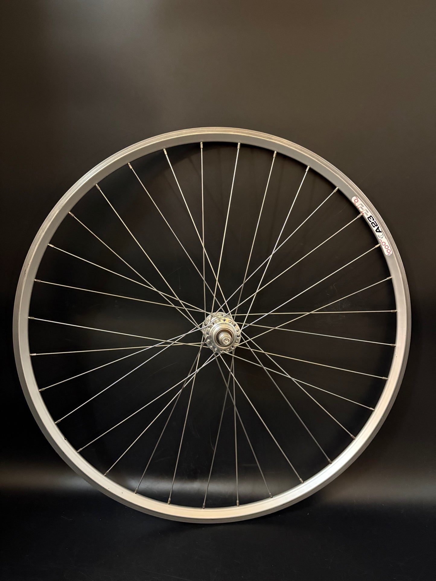 Velocity A23 Silver / Phil Wood Wheelset 32h