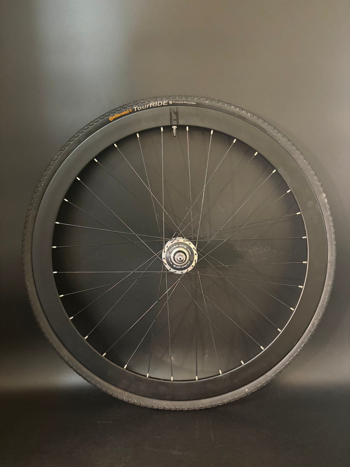 H Plus Son Formation Face / Dura Ace 7600 Rear Wheel Black 32h