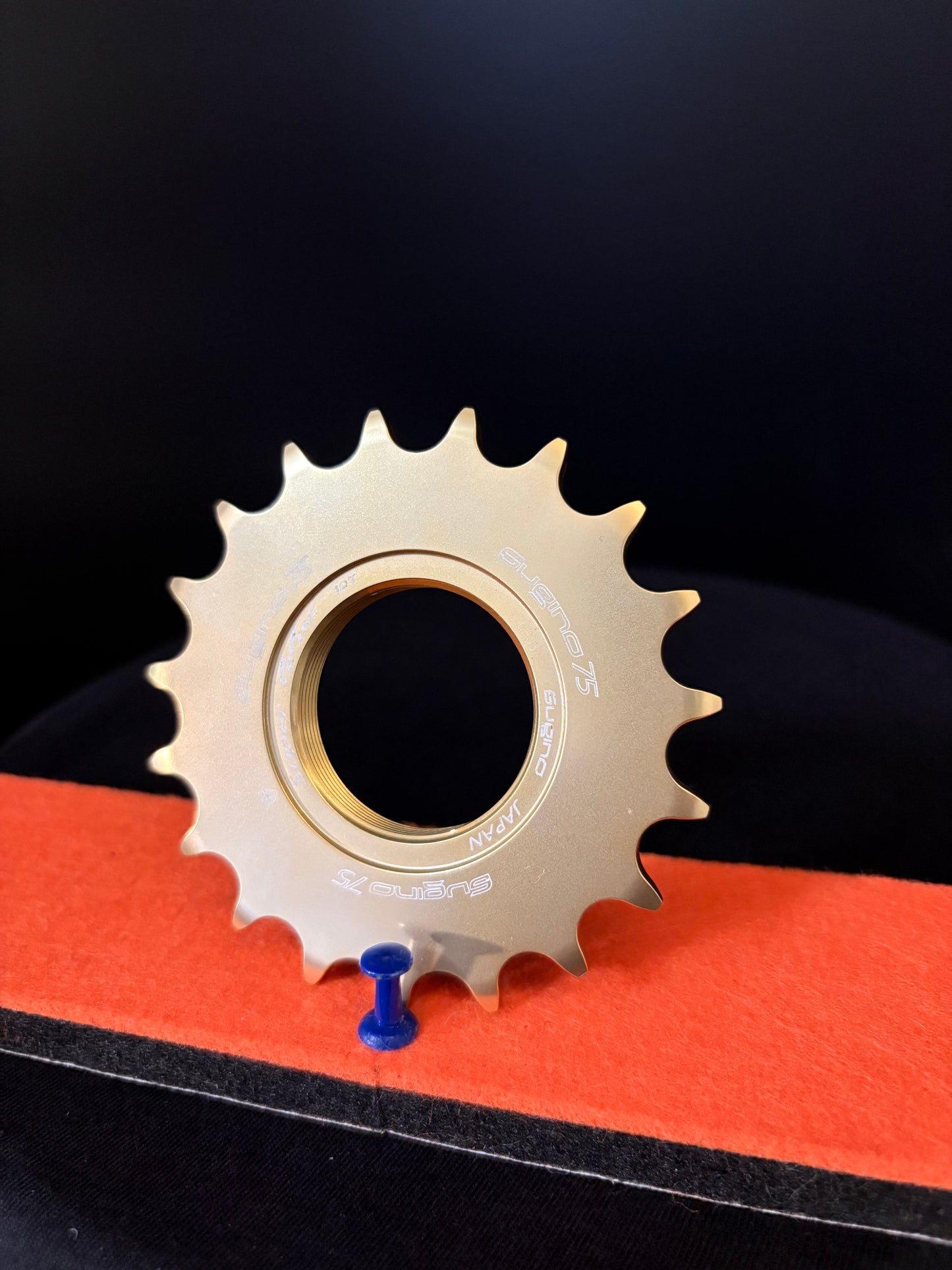 NEW Sugino 75 Super Gigas Cog Gold 19t