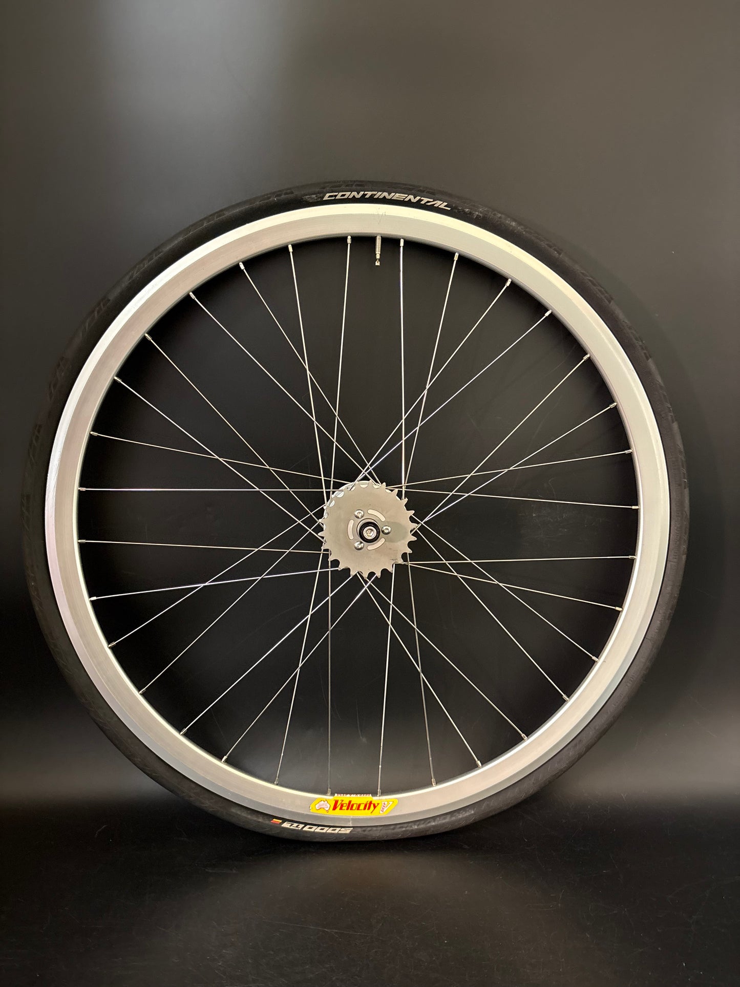 Velocity Deep V / Level Rear Wheel Silver 32h