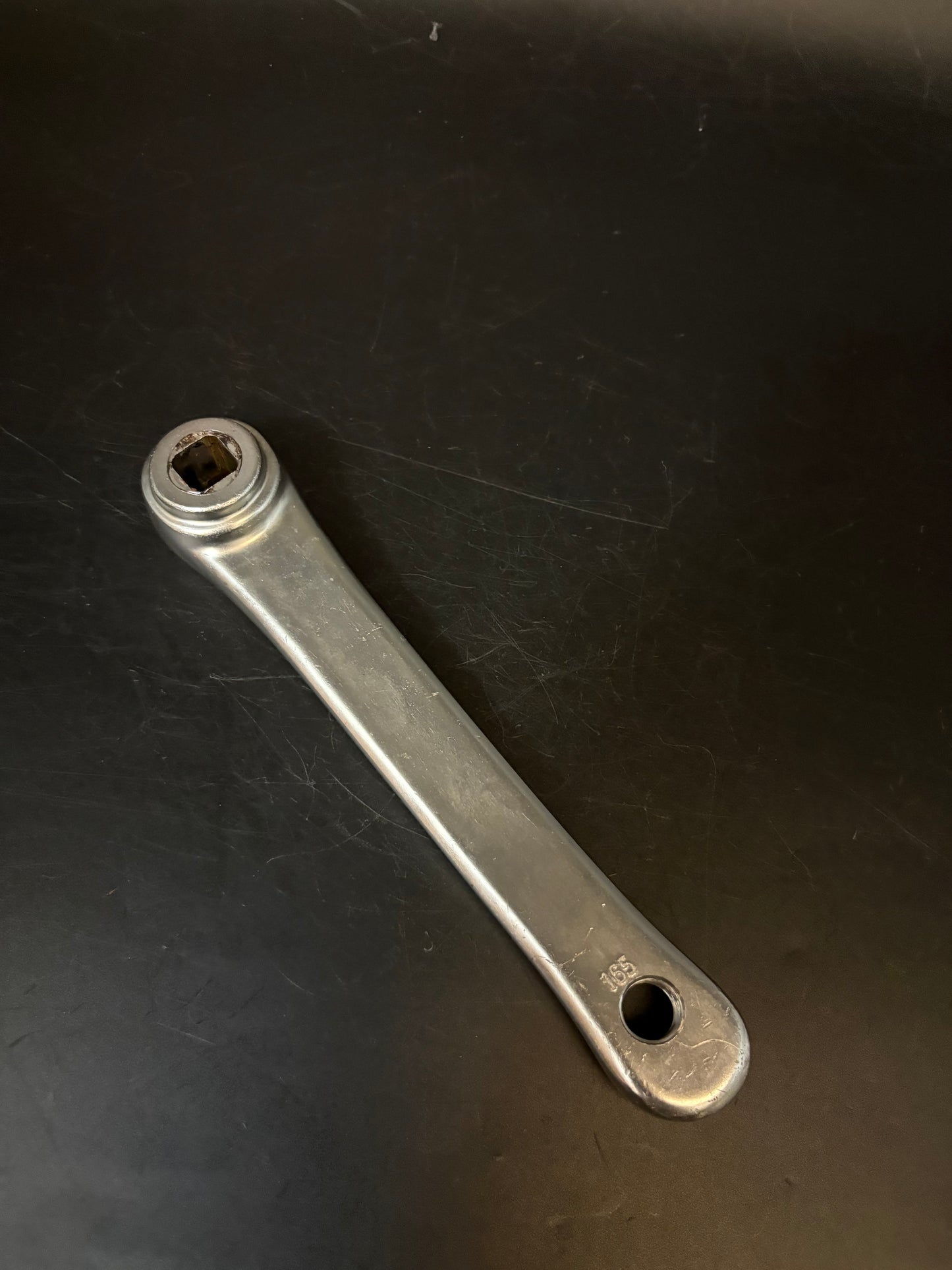 Eighth Inch Crankset Silver 165mm 130bcd