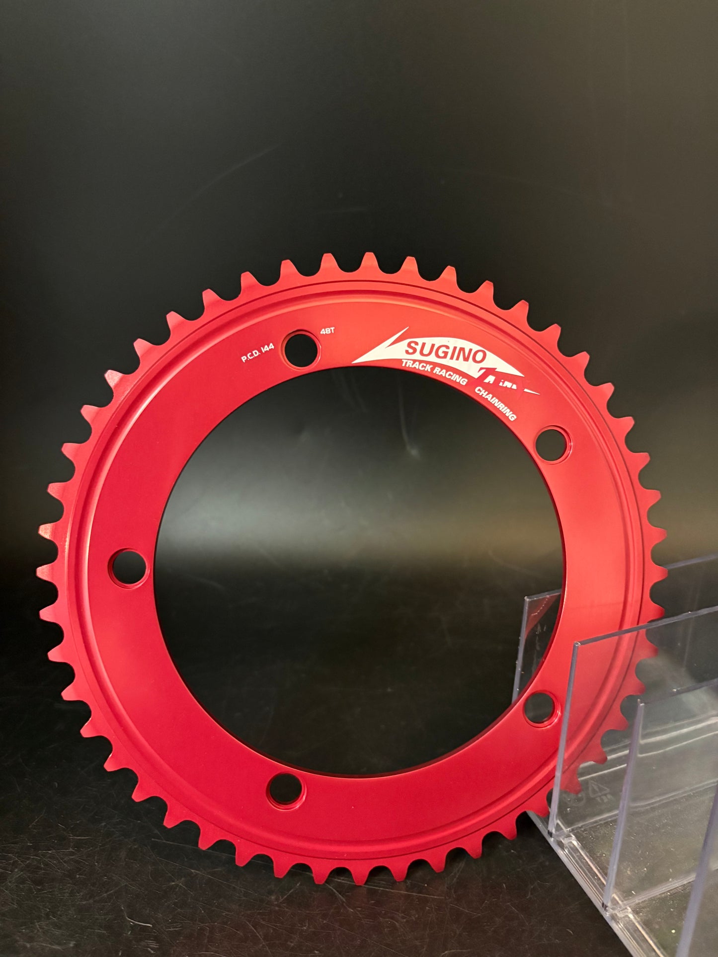 NEW Sugino Zen Chainring Red 48t