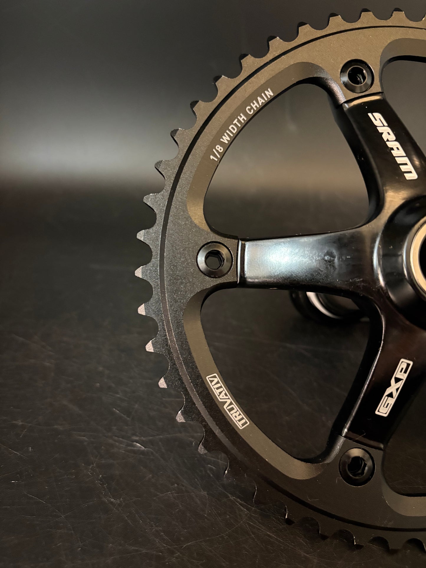 Sram Omnium Crankset Black 165mm 48t