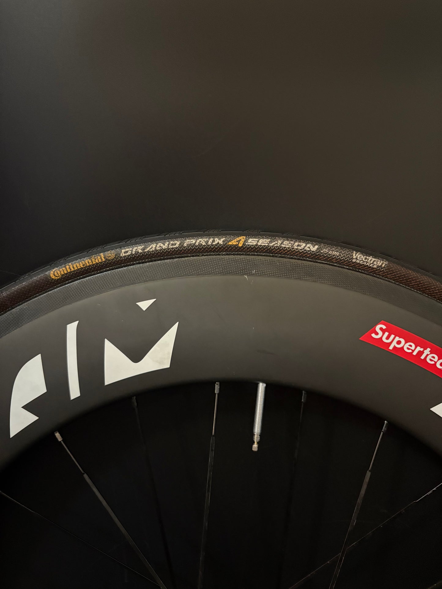 Superteam Carbon Clincher 88mm Rear Wheel 24h
