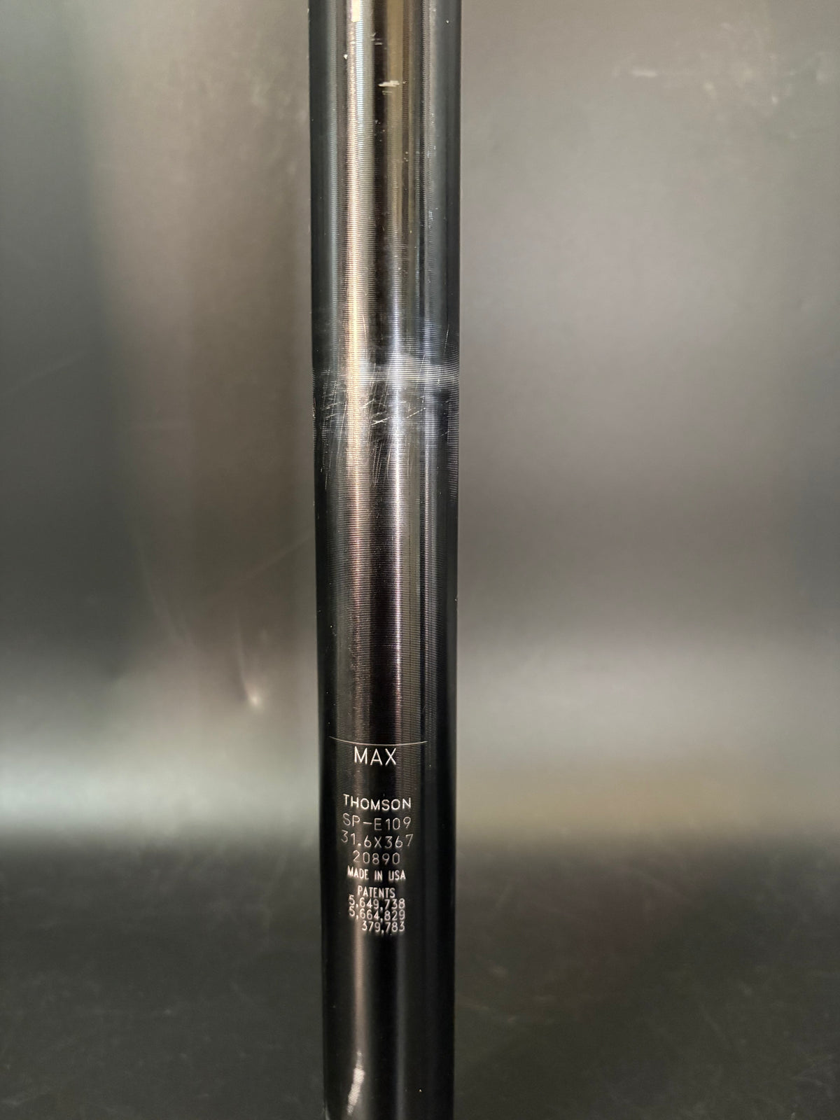 Thomson Elite Seatpost Black 31.6 367mn