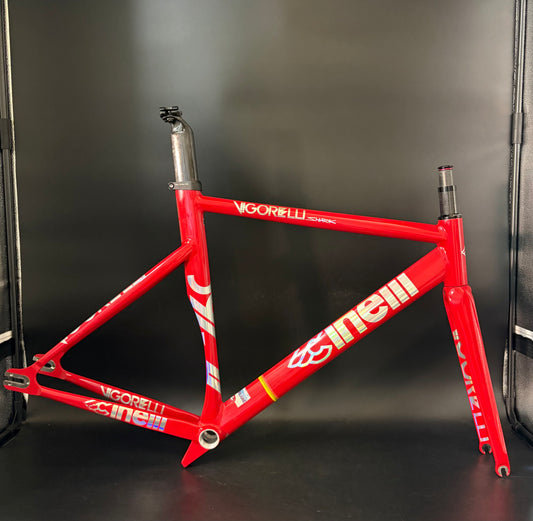 Cinelli Vigorelli Shark Frameset Red 52cm