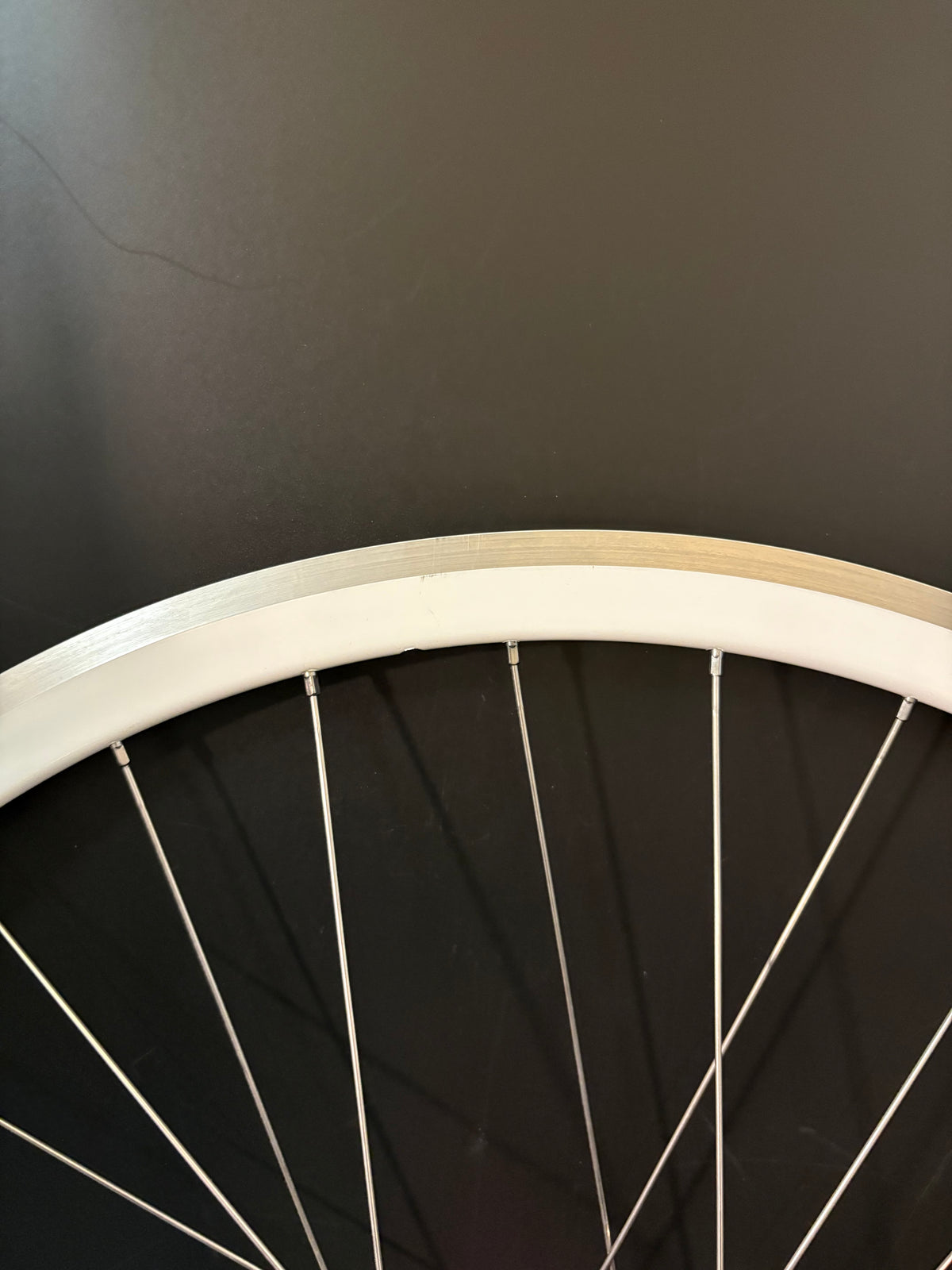 Velocity Deep V Machined White / Phil Wood HF Pink Wheelset 32h