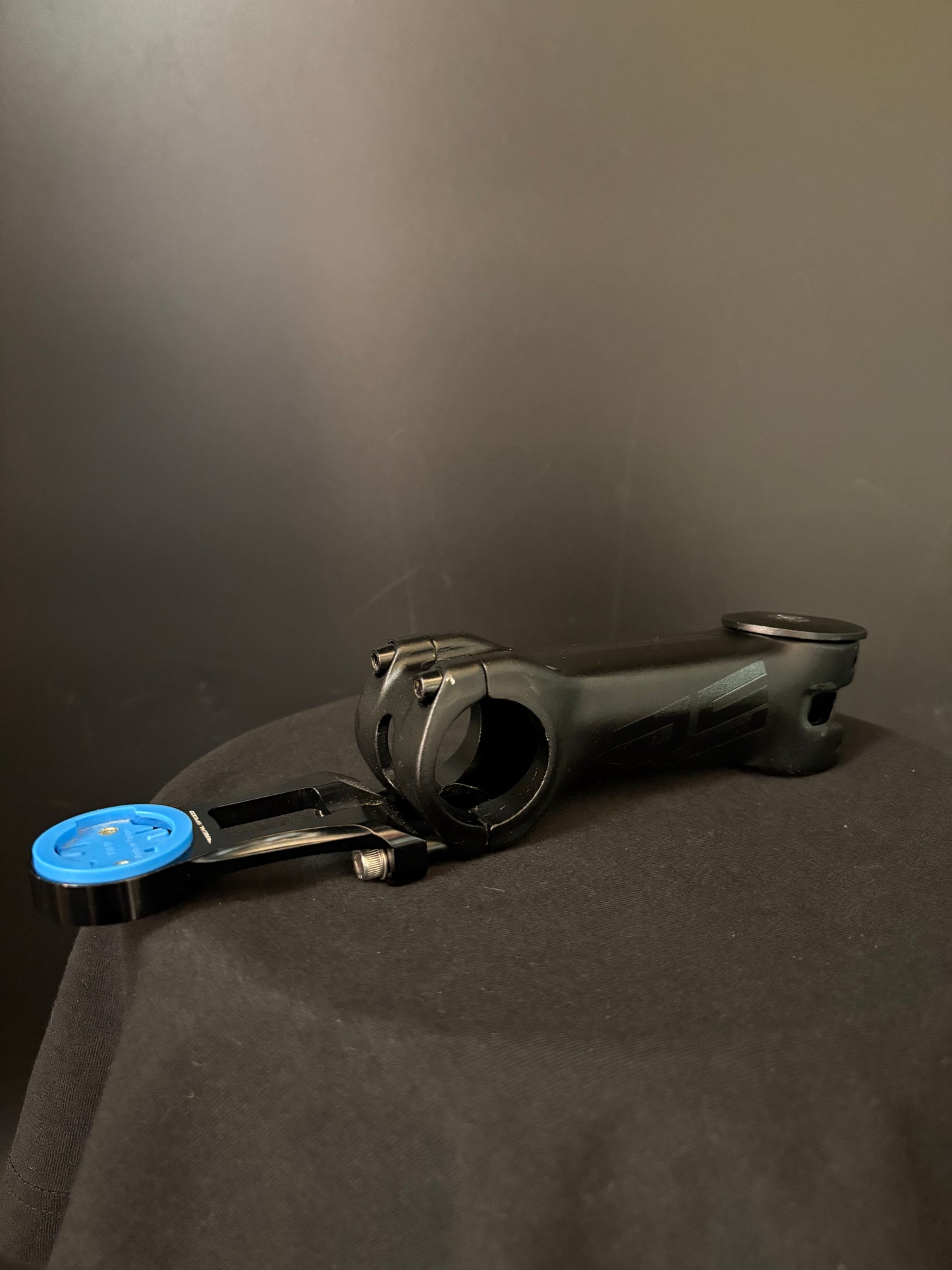 Real Speed RS-10 Alloy Stem Black 110mm 31.8 7deg w/ Computer Mount